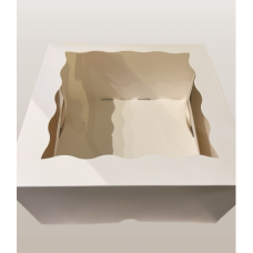 BOX WITH WINDOW WHITE 25*25*13.5