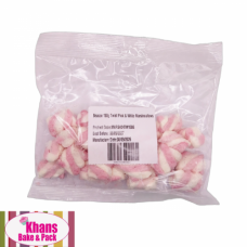 BEACON TWIST PINK & WHITE MALLOWS 150G
