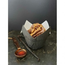 MUFFIN CUP FANCY FLOWER SILVER 20'S