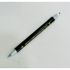 FOODOODLERS METALLIC DUAL TIP SILVER