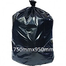 REFUSE BAGS BLACK H/D 30MIC 20'S