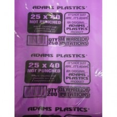 ADAMS 25X40 PLASTIC 200'S