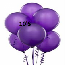 BALLOON PURPLE 10'S