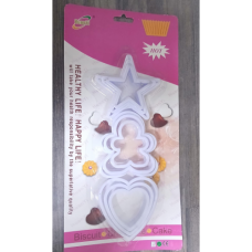 COOKIE CUTTER SET PLASTIC 9'S