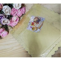 CAKE BOARD SET SQUARE 3PC