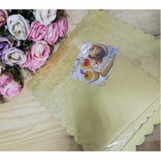 CAKE BOARD SET SQUARE 3PC
