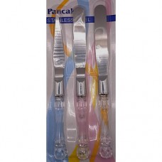 CAKE KNIFE PANCAKE SET S/STEEL 3PC