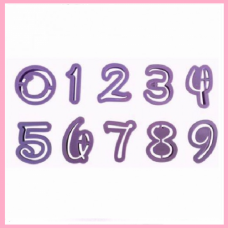 COOKIE CUTTER NUMBER SET 10'S