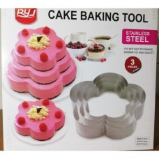 CAKE BAKING TOOL SET FLOWER