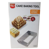 CAKE BAKING TOOL SET RECTANGLE