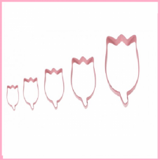 COOKIE CUTTER TULIP/LILY 5PCS