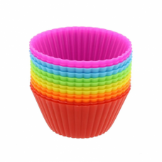 SILICONE MOULD CUPCAKE SINGLE 6'S