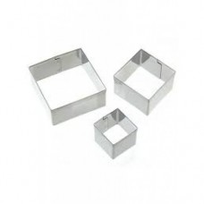 FONDANT CUT OUT SQUARE 3'S