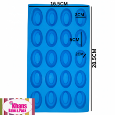 SILICONE MOULD OVAL 20 HOLE