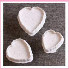 PLUNGER CUTTER HEART FANCY 3PC