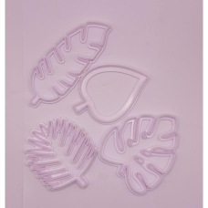 FONDANT TROPICAL LEAVES CUTTER SET