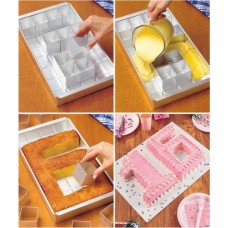 CAKE PAN LETTER SET