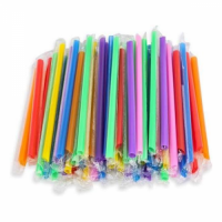STRAWS MILKSHAKE COLOURS 10MM 50'S