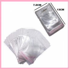 PVC PLASTIC 7.5*13CM +-100'S