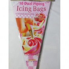 PIPING BAG DISPOSABLE DUAL 10'S