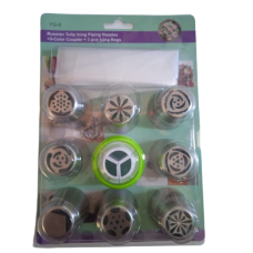 NOZZLE SET RUSSIAN FLOWER LRG 10PC