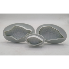PLUNGER CUTTER POINSETTA LEAVE 3'S