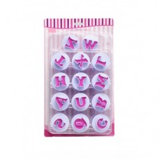 PUSH/PRESS ALPHABET CUTTER MEDIUM SET