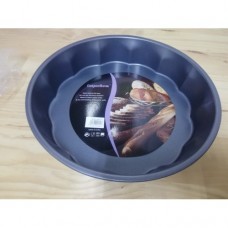 BAKING PAN ROUND RIPPLE 28CM
