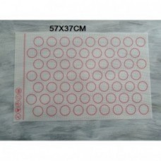 SILICONE MACAROON MAT 57X37CM