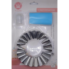 NOZZLE SET SML WITH PIPING BAG & ADAPTER
