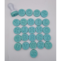 FONDANT STAMP ALPHABET UPPERCASE