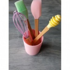 SILICONE BAKING SET 5'S
