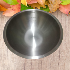S/STEEL MIXING BOWLS WITH MEASUREMENTS