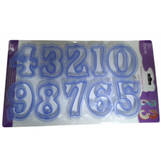 COOKIE CUTTER LARGE NUMBER PLASTIC