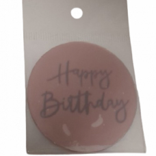 BADGE TOPPER HBD PINK