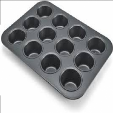 BAKING PAN MUFFIN STD 12'S