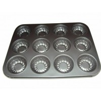 BAKING PAN MINI PUMPKIN RUFFLE 12PC BAKING PAN MINI PUMPKIN RUFFLE 12PC