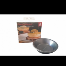 BAKING PAN MINI ROUND 12.3CM 3PC