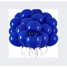 BALLOON PLAIN BLUE 10'S