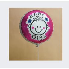 BALLOON FOIL GIRL ROUND 18