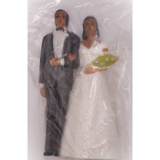 BRIDE & GROOM BLACK MED