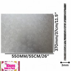 C/BOARD RECT 370*550 SILVER
