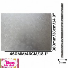 C/BOARD RECT 380*460 SILVER