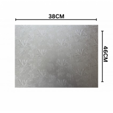 C/BOARD RECT 380*460 SILVER