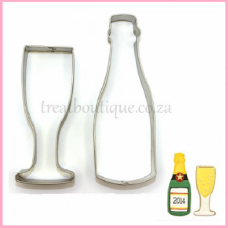 COOKIE CUTTER CHAMPAGNE & FLUTE SET