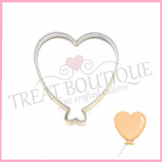 COOKIE CUTTER HEART BALLOON 7.5X7CM