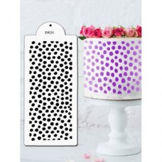 STENCIL FOR CAKES POLKA DOTS 300*150