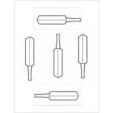 CHOC MOULD CRICKET BATS