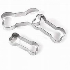 COOKIE CUTTER DOG BONE SET OF 3