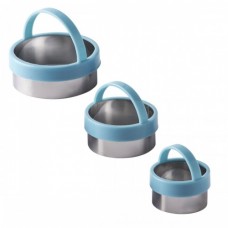 COOKIE CUTTER ROUND STRAIGHT EDGE 3PC